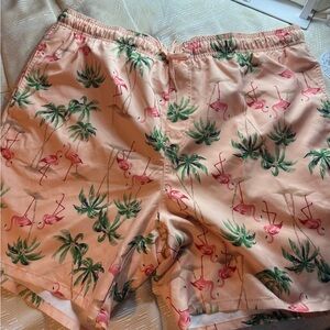 Old Navy Flamingo and Palm Print Women's Shorts